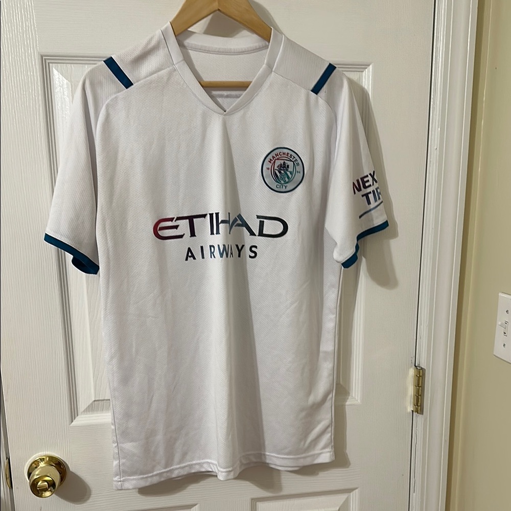 Manchester City White Soccer Jersey